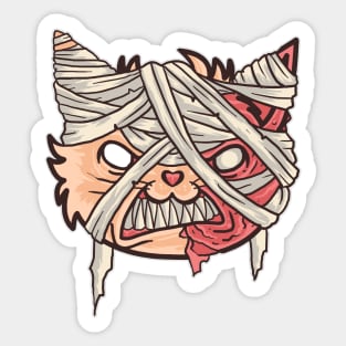 Cat Mummy Sticker